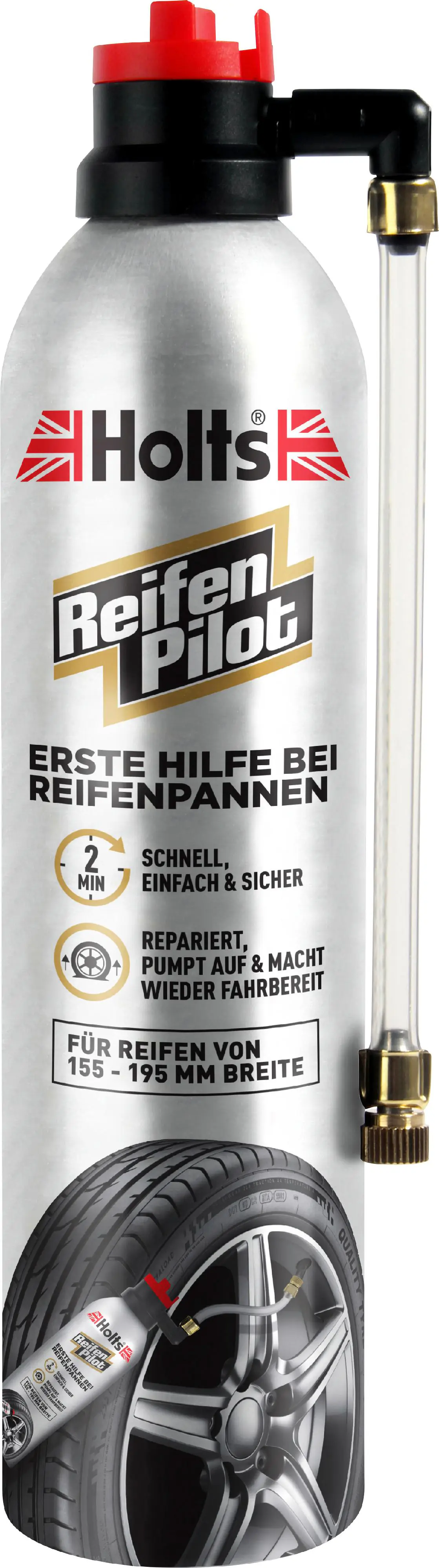 Holts Reifenpilot zur Reifenabdichtung für PKW Caravan 400 ml Holts Reifenpilot zur Reifenabdichtung für PKW Caravan 400 ml