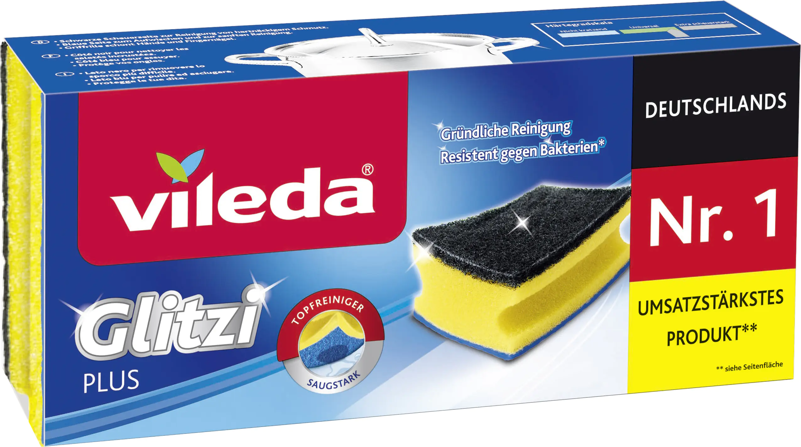 Vileda Topfreiniger Glitzi Plus 3er Pack Vileda Topfreiniger Glitzi Plus 3er Pack