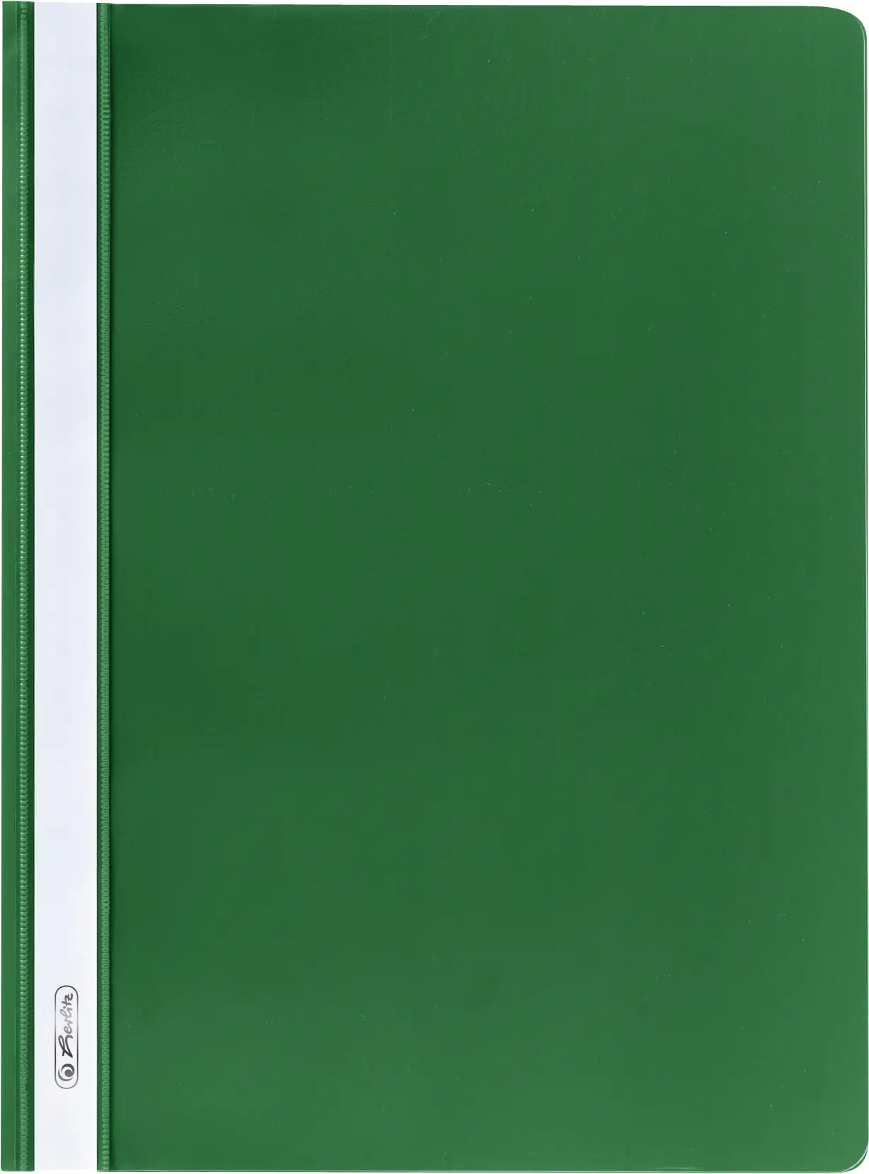 herlitz Schnellhefter A4 PP transparenter Vorderdeckel grün