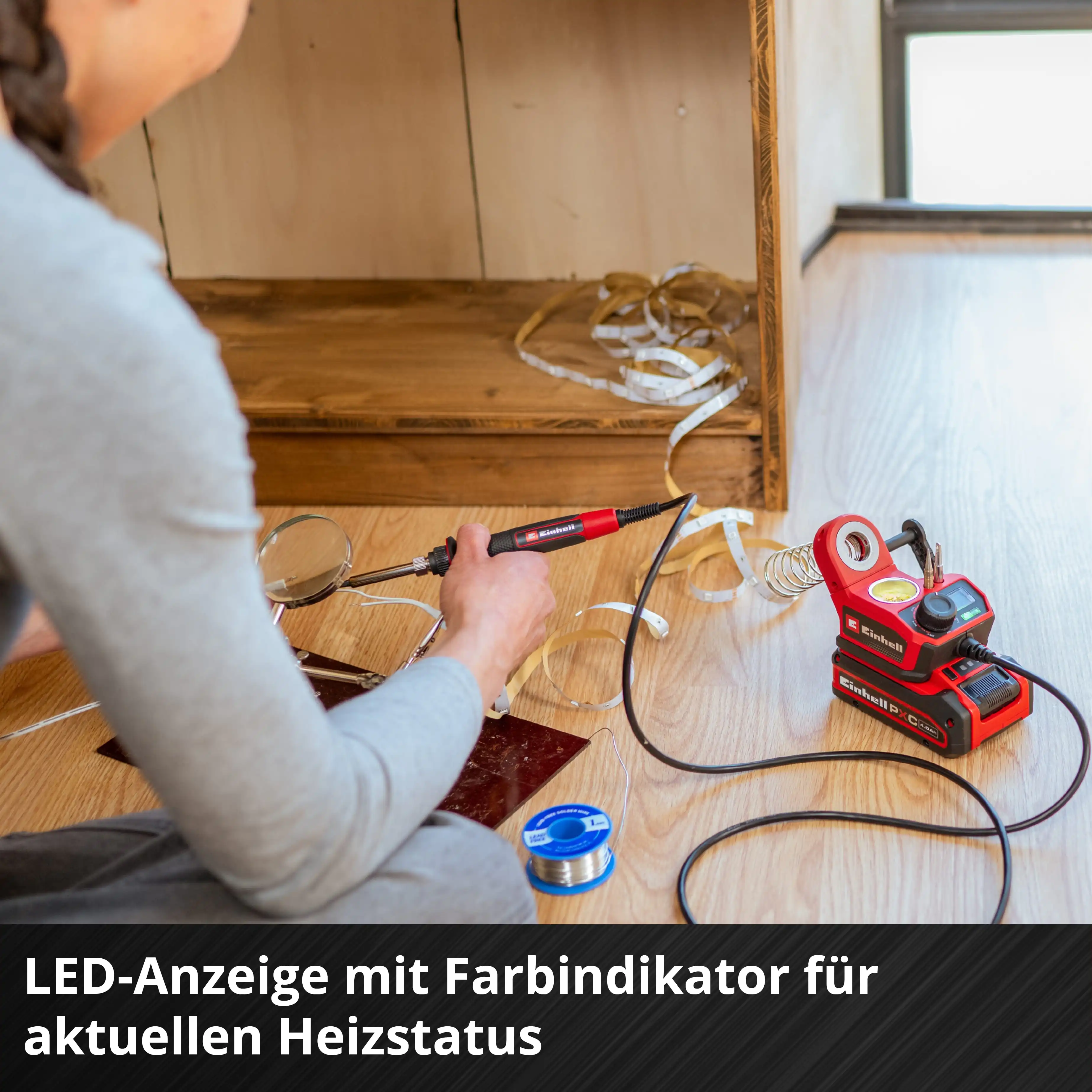 Einhell Expert Akku-Lötkolben TE-SI 18/480 Li E Solo