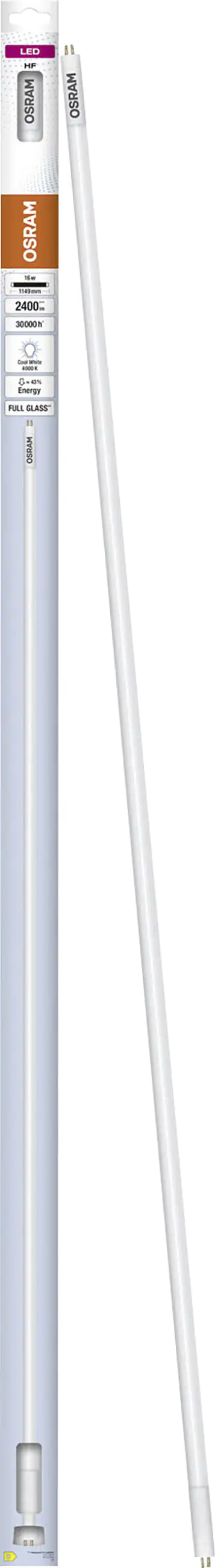 Osram LED Röhre 114,9 cm G5 16 W neutralweiß Osram LED Röhre 114,9 cm G5 16 W neutralweiß