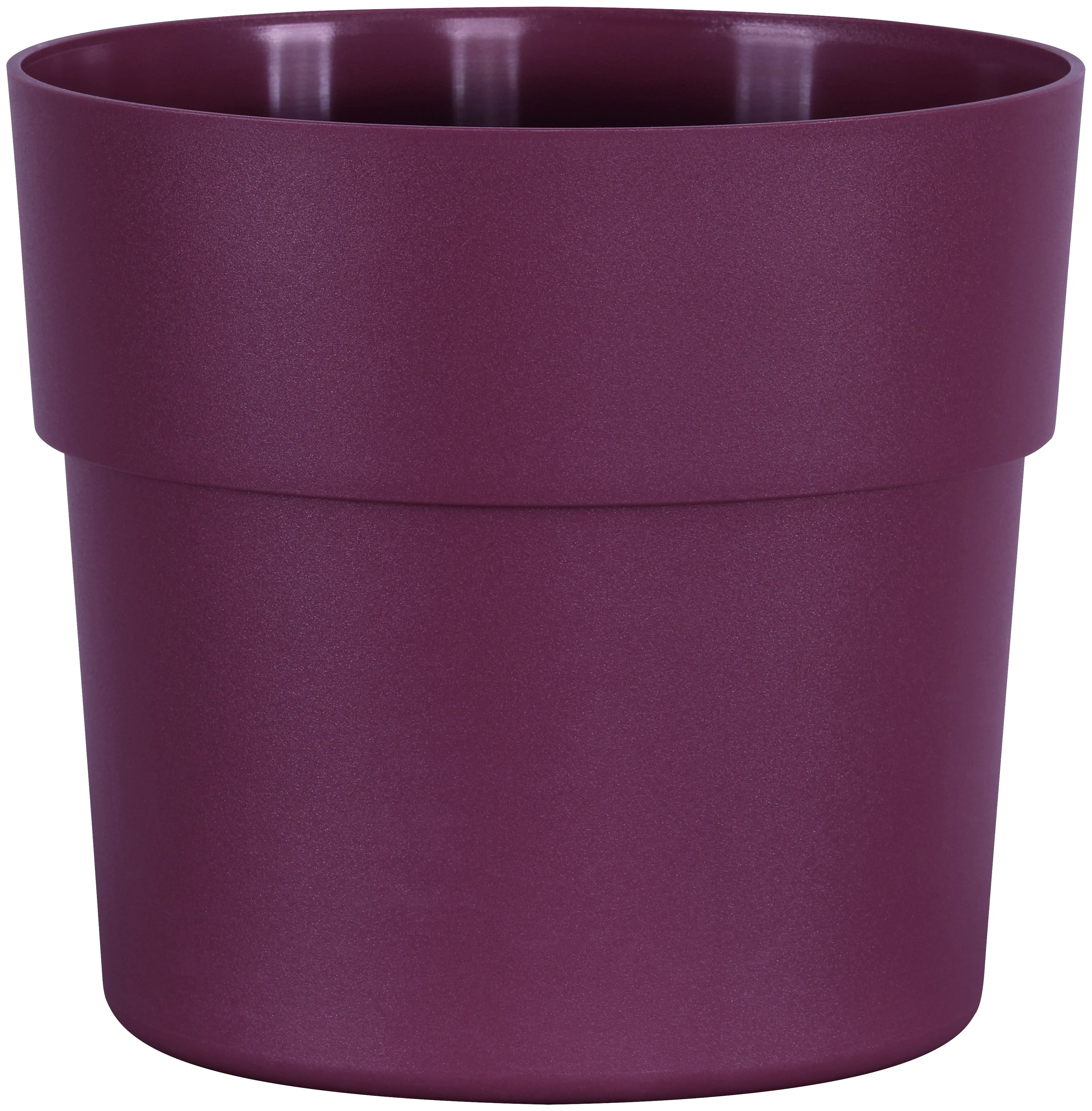 Geli Übertopf Liv Kunststoff beerenrot Ø 16 x 15 cm