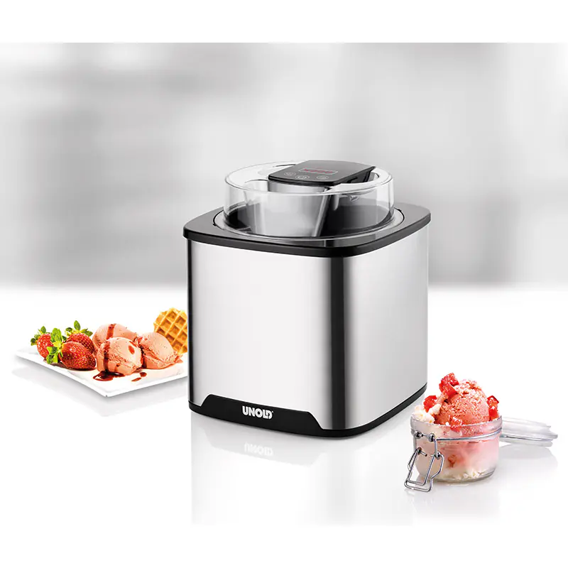 Unold Eismaschine Gelato 48855 1,5 L Edelstahl