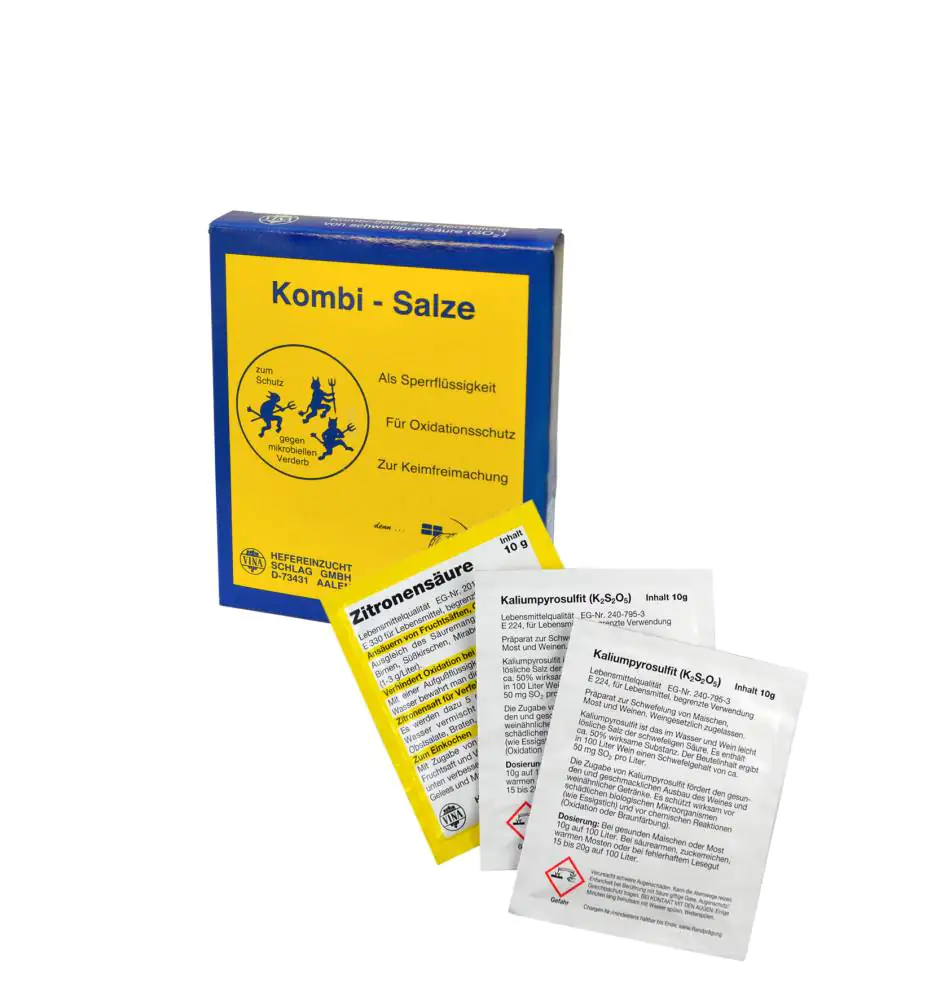 Vina Kombi- Salze Sperrflüssigkeit für den Gäraufsatz, 30 g