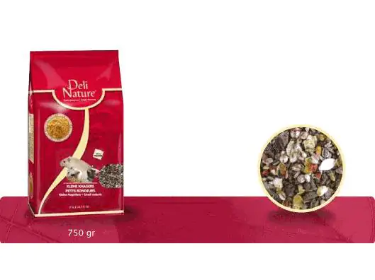 Deli Nature 5* Menu Alleinfutter Zwergkaninchen 750 g