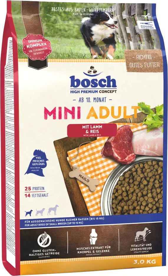Bosch Mini Adult Lamm & Reis 3 kg