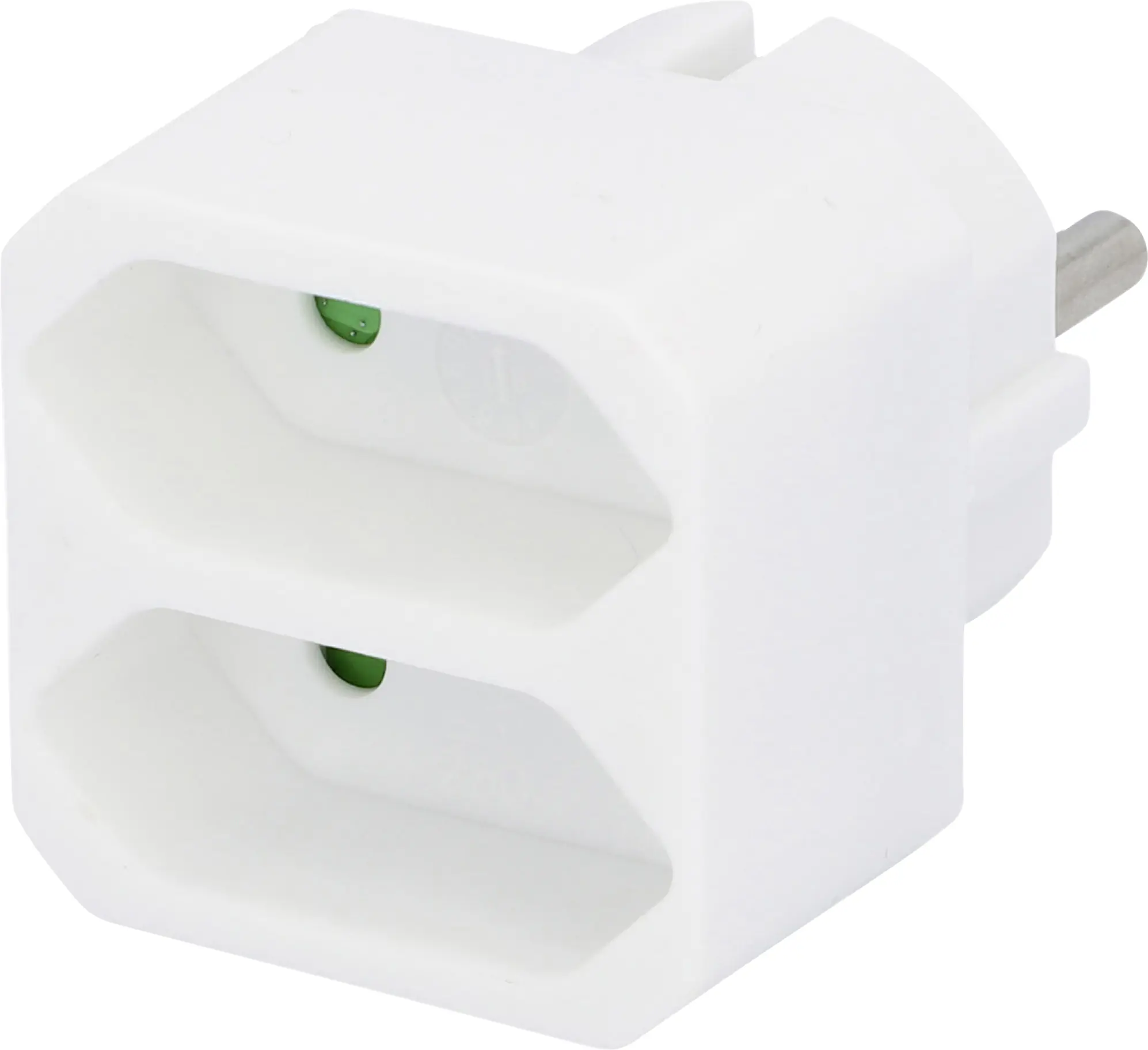 Euro-Adapter 2-fach weiß