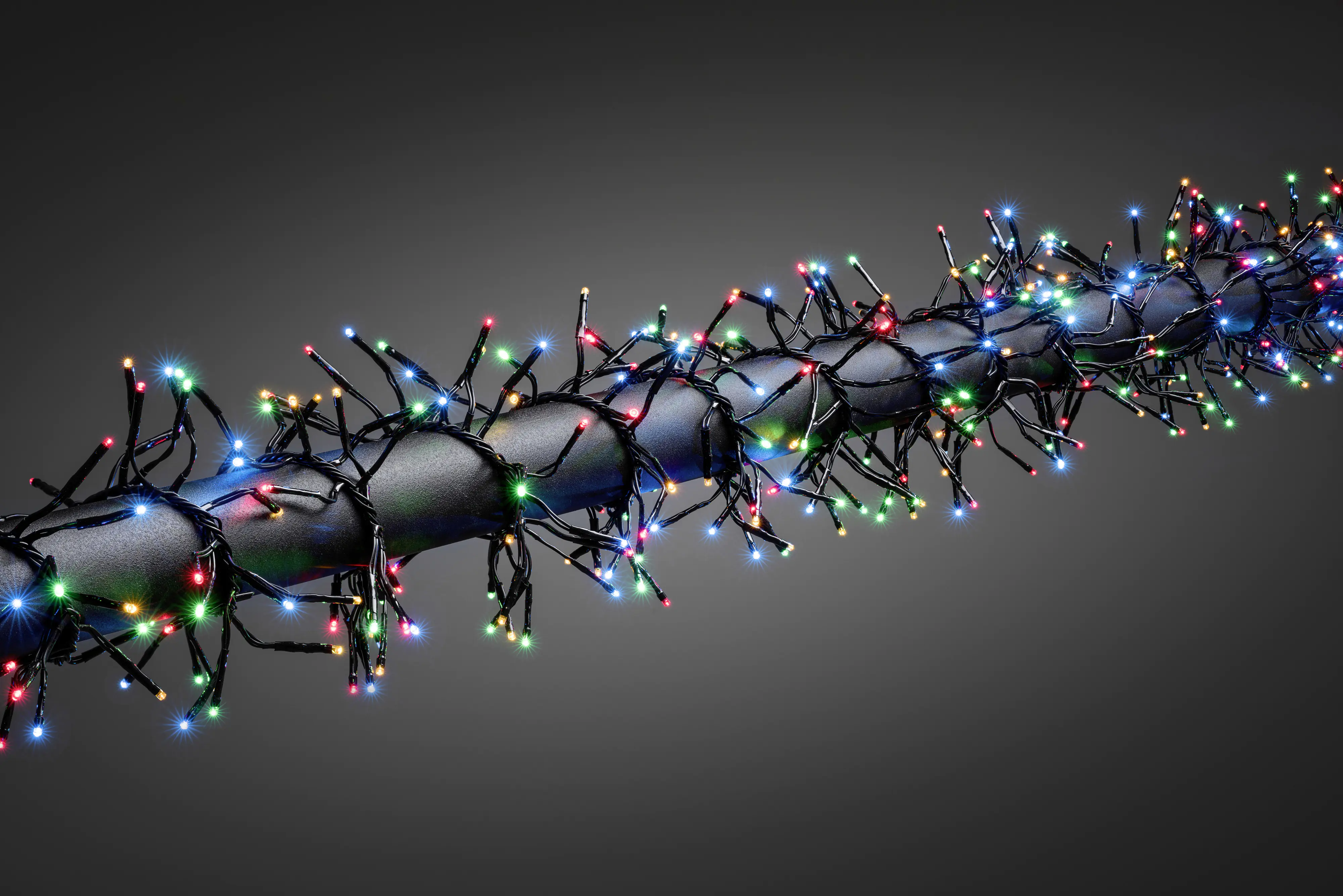 Konstsmide Micro LED Büschellichterkette Cluster Außen 960 bunte Dioden 12,2 m