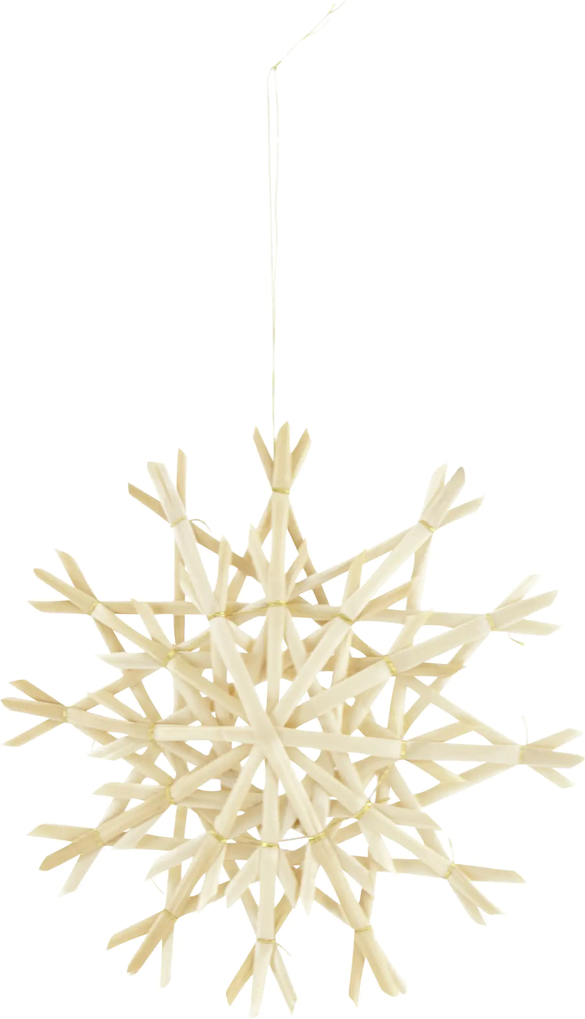 Dijk Dekohänger aus Rattan 18 x 18 x 1 cm