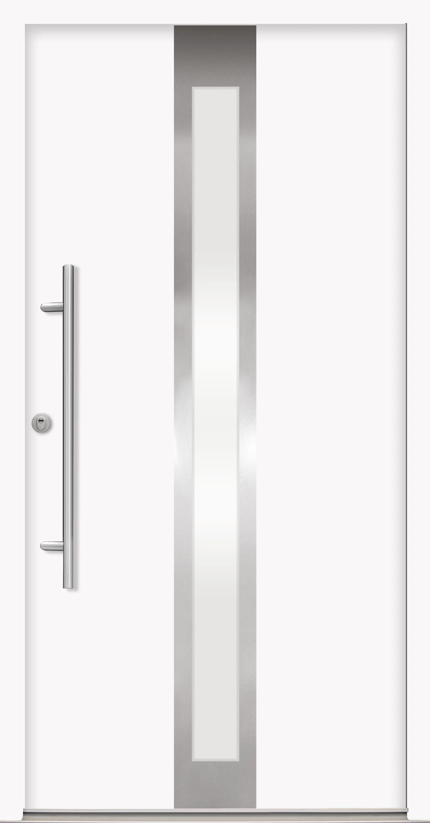 Splendoor Haustür Passivedoor Premium B01 RC2 Weiß DIN Links 100 x 210 cm