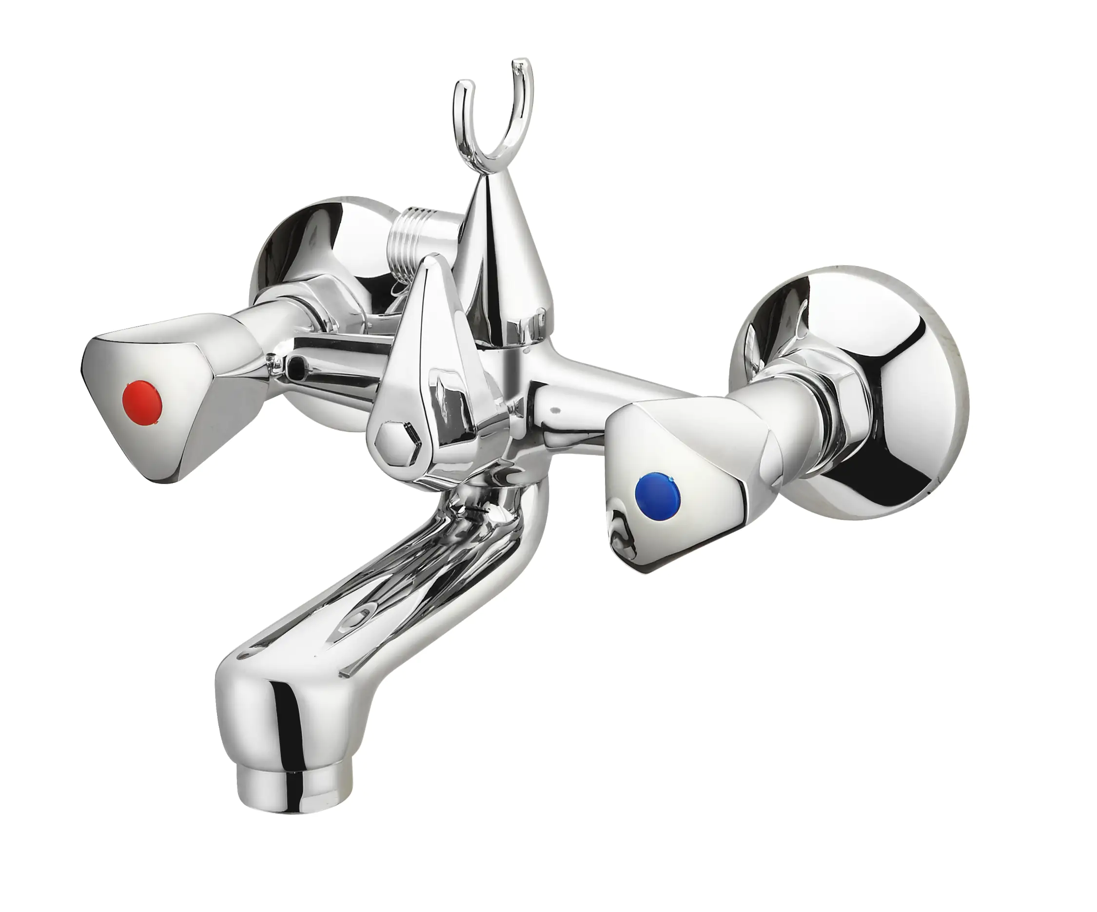 4333692061896 Primaster Badewannenarmatur Saarbrücken verchromt mit Brausehalterung