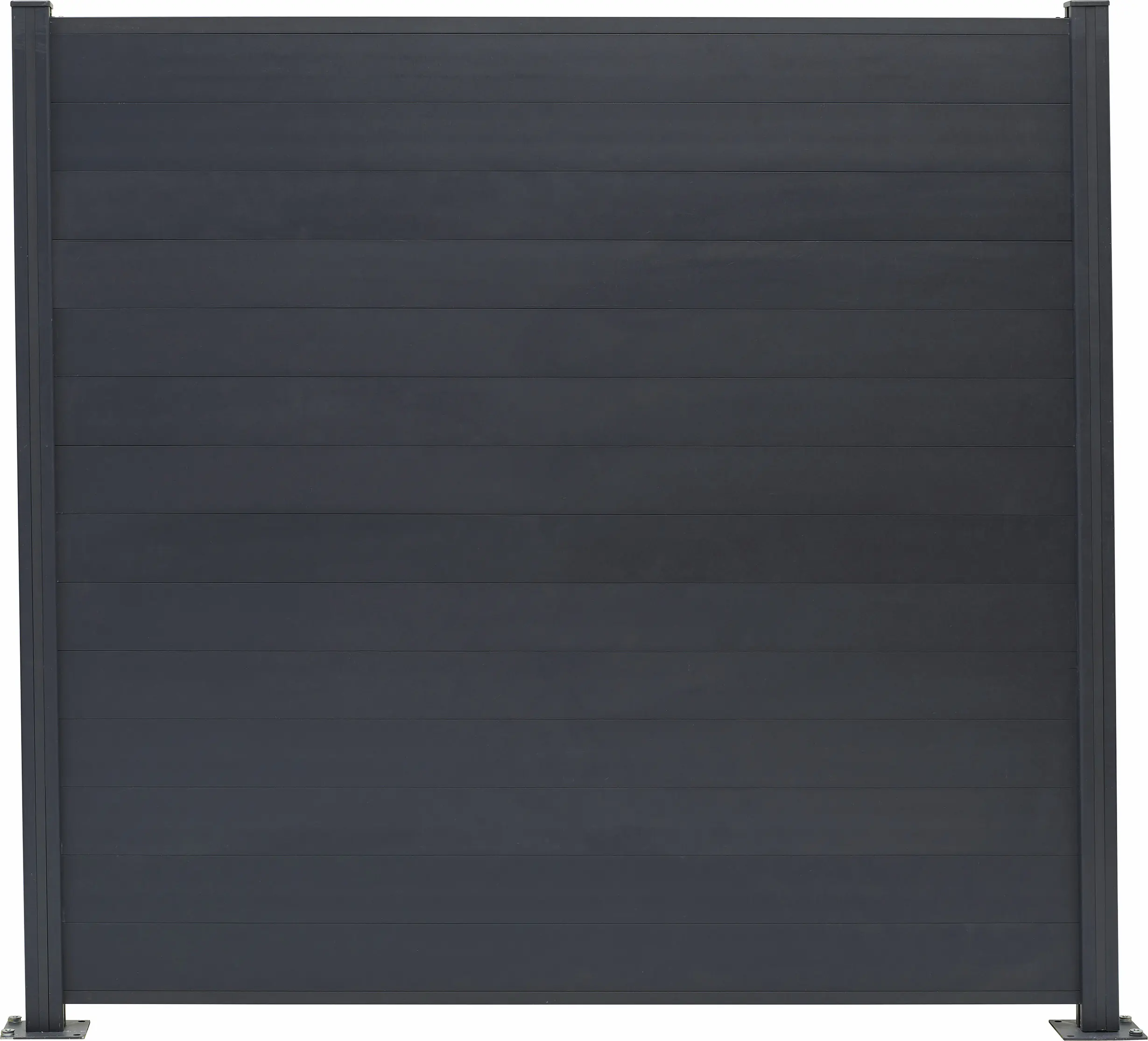 Floraworld Befestigungs-Set Steckzaun Aluminium anthrazit