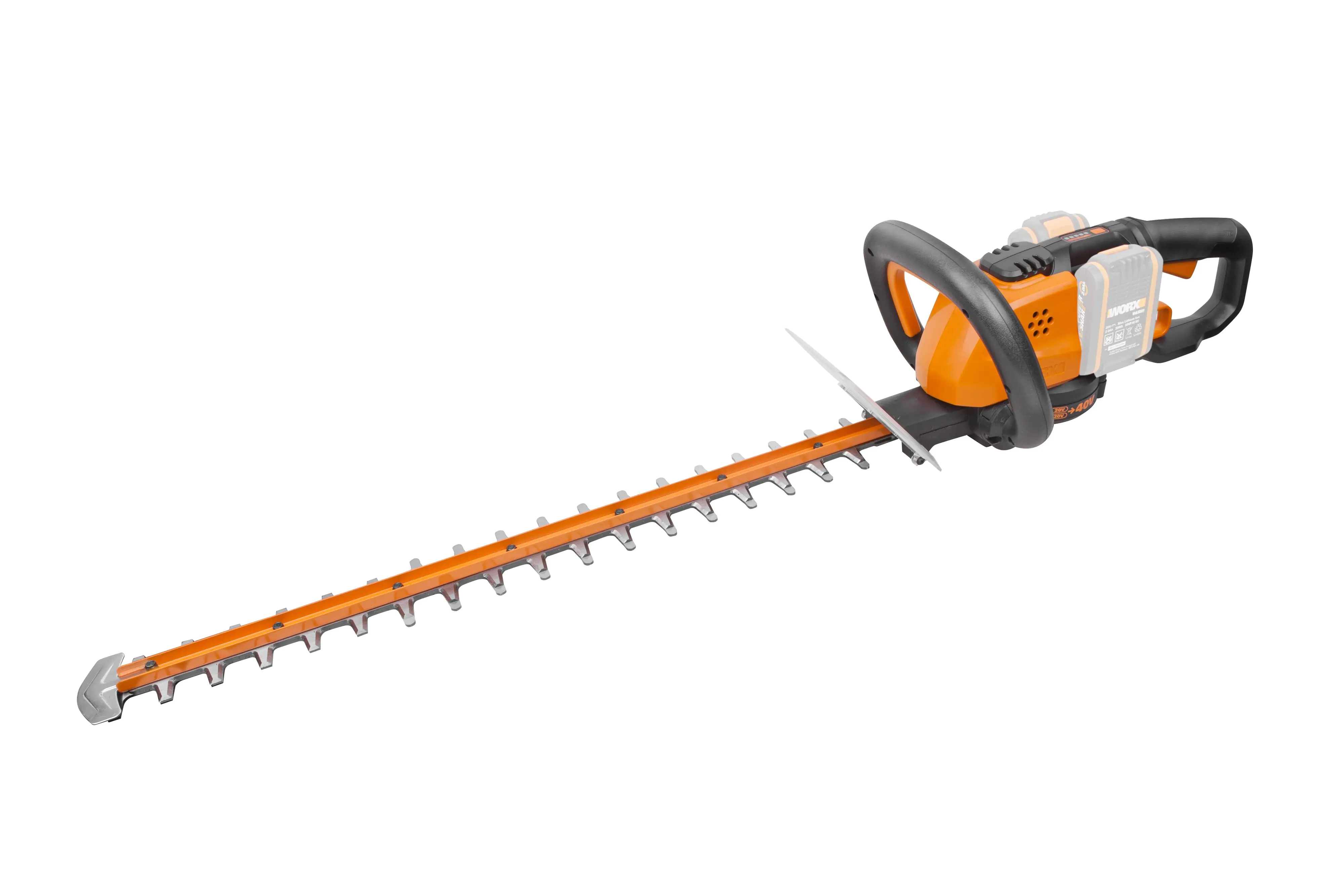 WORX Akku Heckenschere WG284E.9 40 V (2 x 20V) 60 cm Schnittlänge WORX Akku Heckenschere WG284E.9 40 V (2 x 20V) 60 cm Schnittlänge