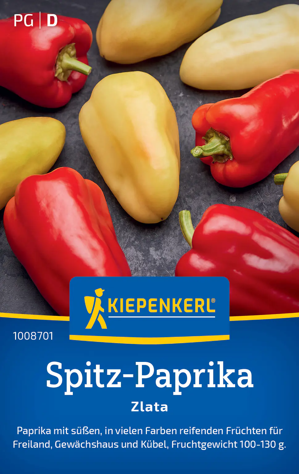 Kiepenkerl Saatgut Spitz-Paprika Zlata für ca. 40 Pflanzen
