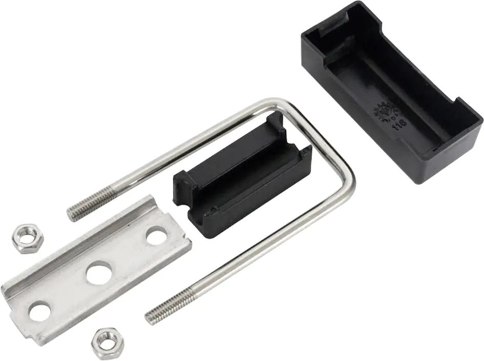 ABZ Gittermatten-Befestigung U-Bügel für 60/40 Pfosten 3er Set