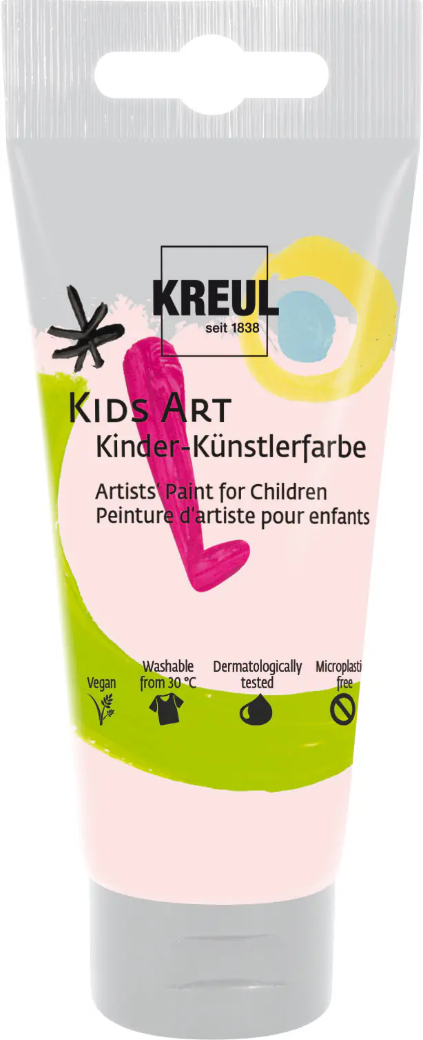 Kreul Kids Art Kinder-Künstlerfarbe pastellrosa 75 ml