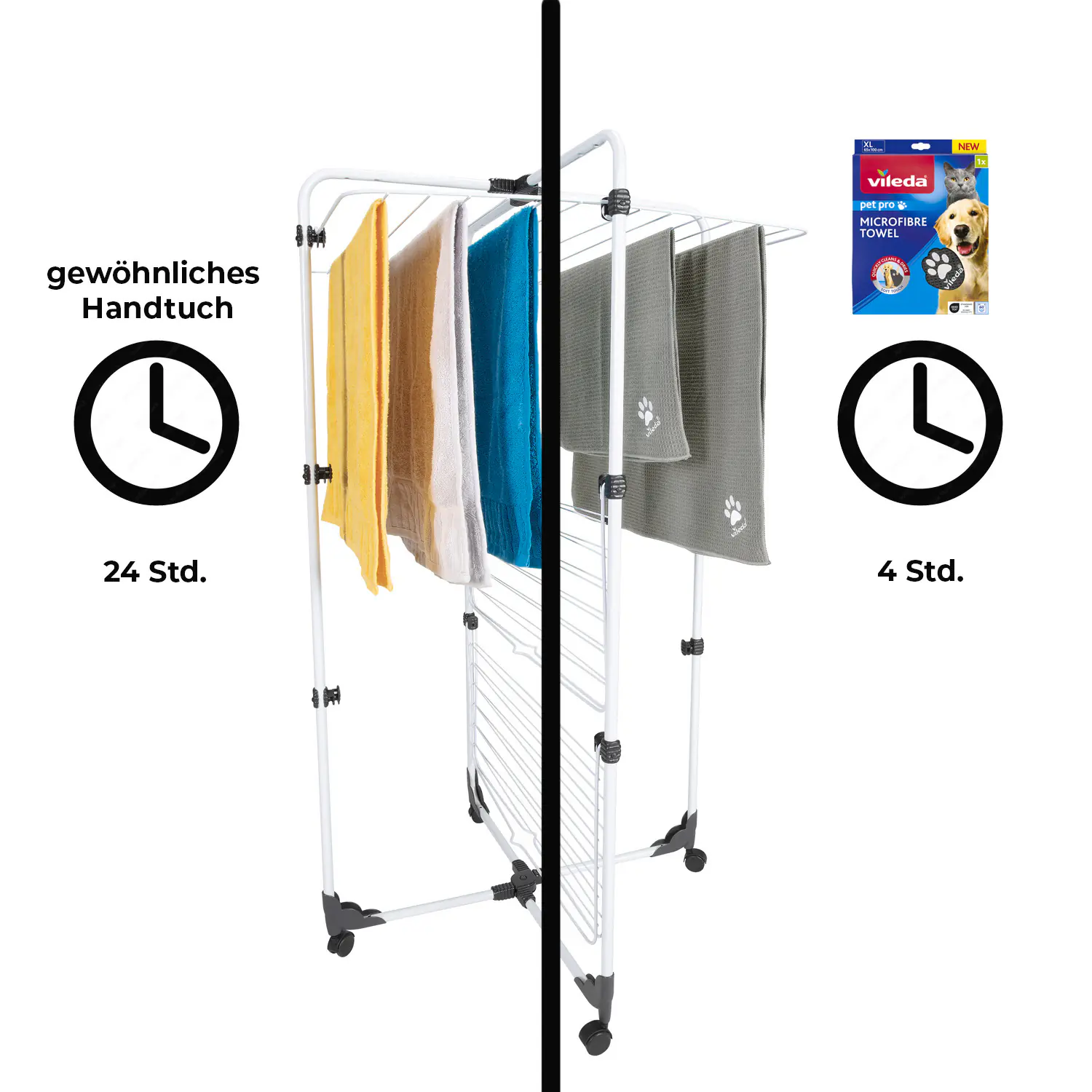 Vileda Microfaser-Handtuch XL Pet Pro 