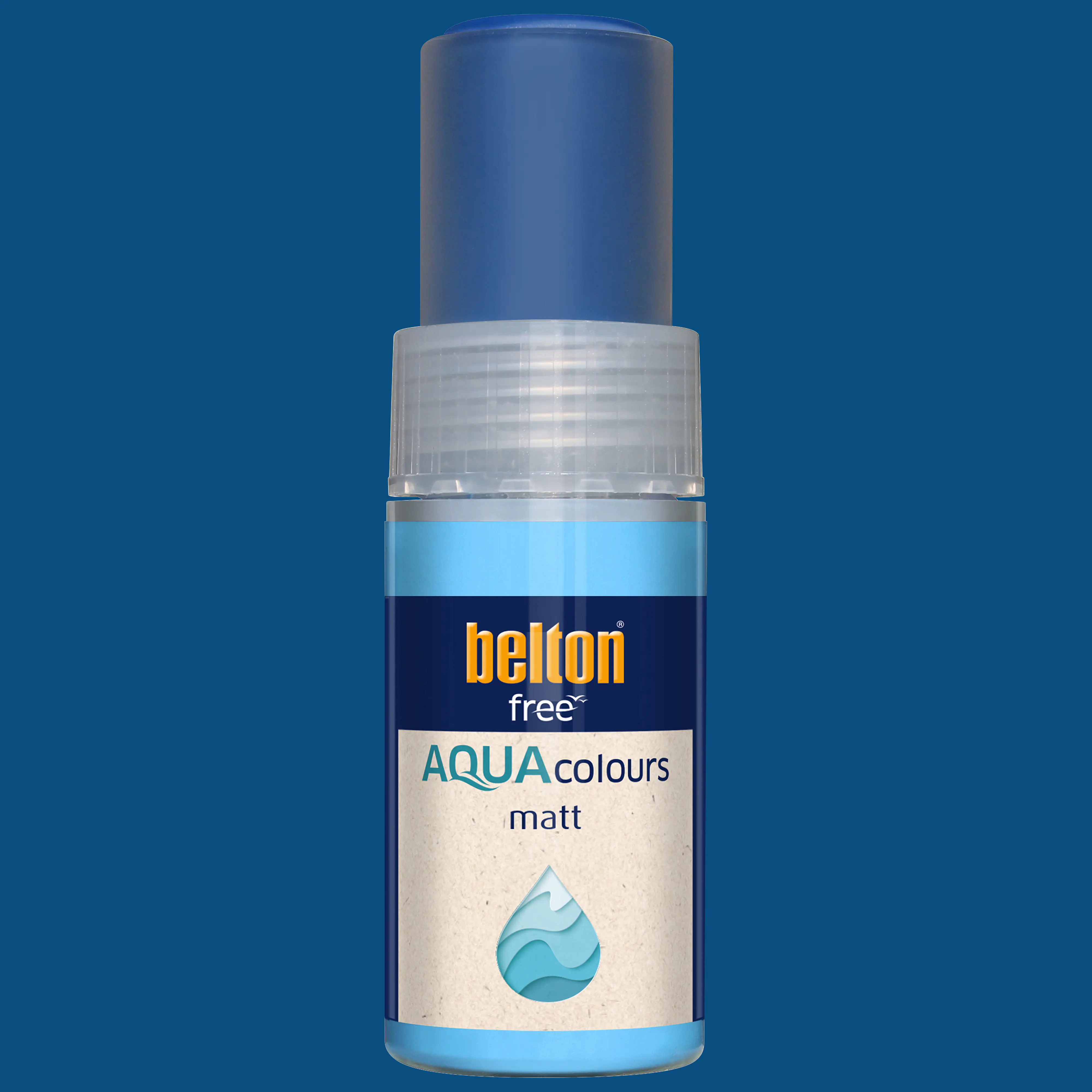 belton free Lackstift AQUAcolours 9 ml enzianblau matt