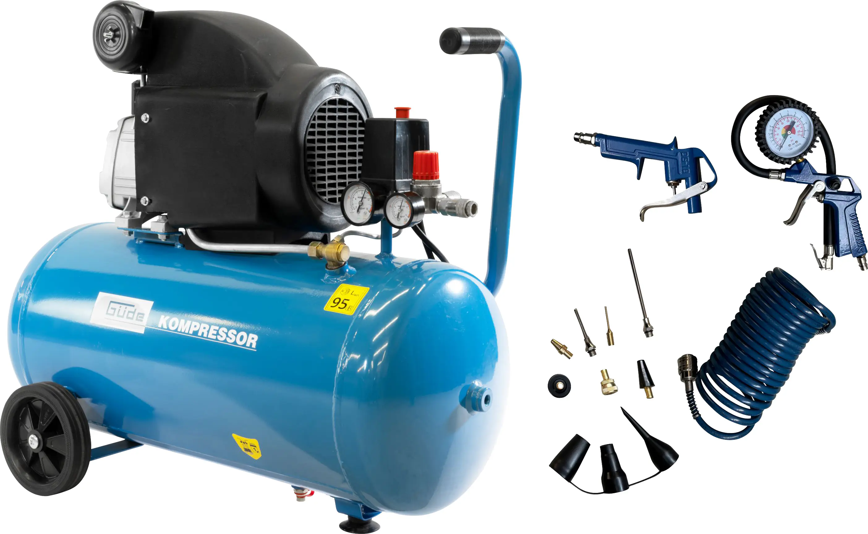 Güde Kompressor-Set 301/10/50 260 l/min 230 V 12-tlg.
