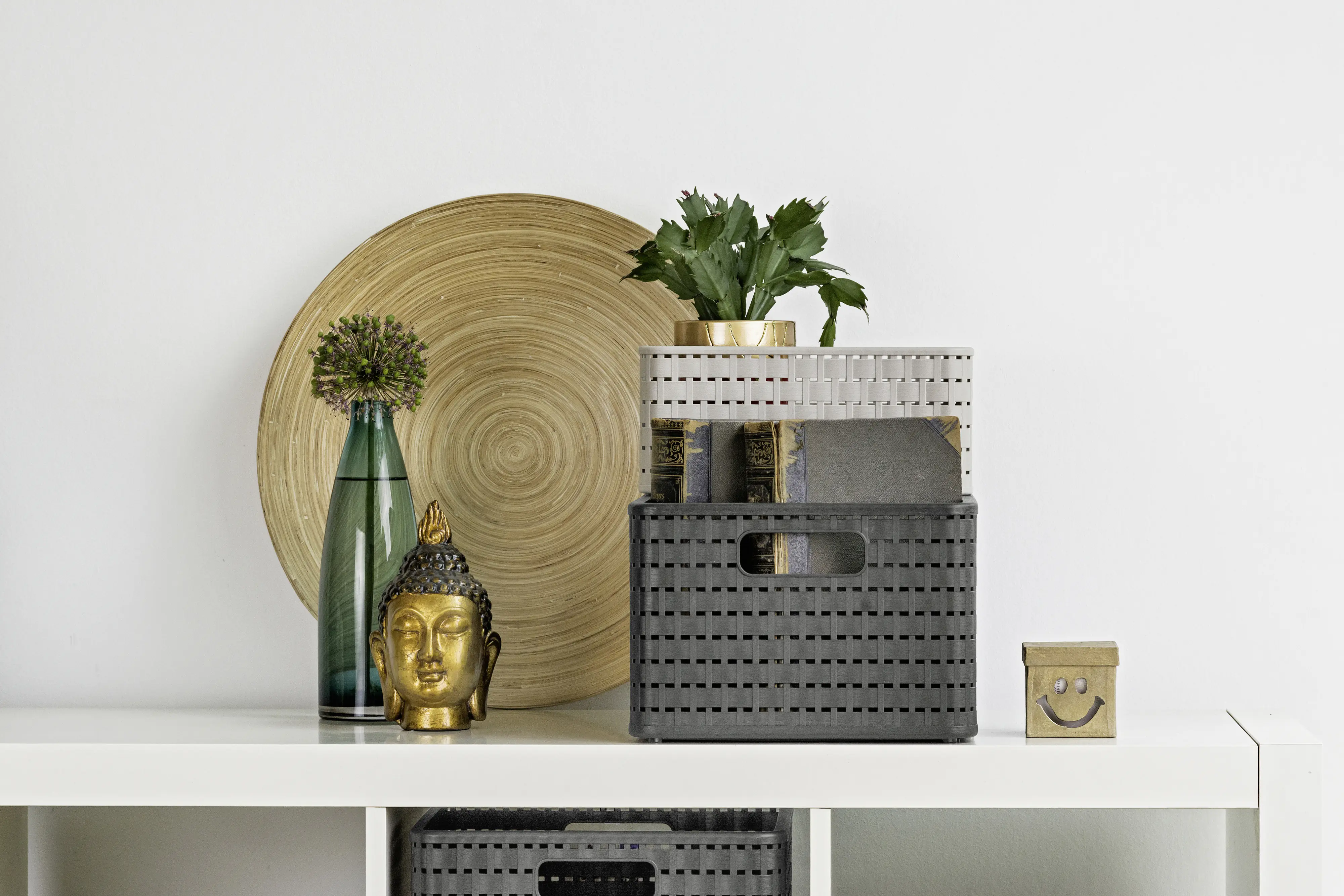 Rotho Korb Country A4, 18 L anthrazit