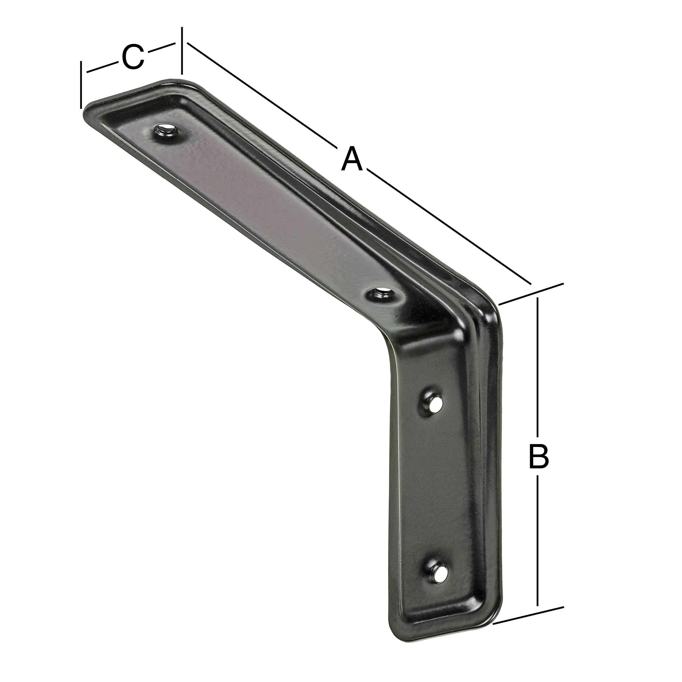 Vormann 3F-Konsolen schwarz 23.5 x 16 cm