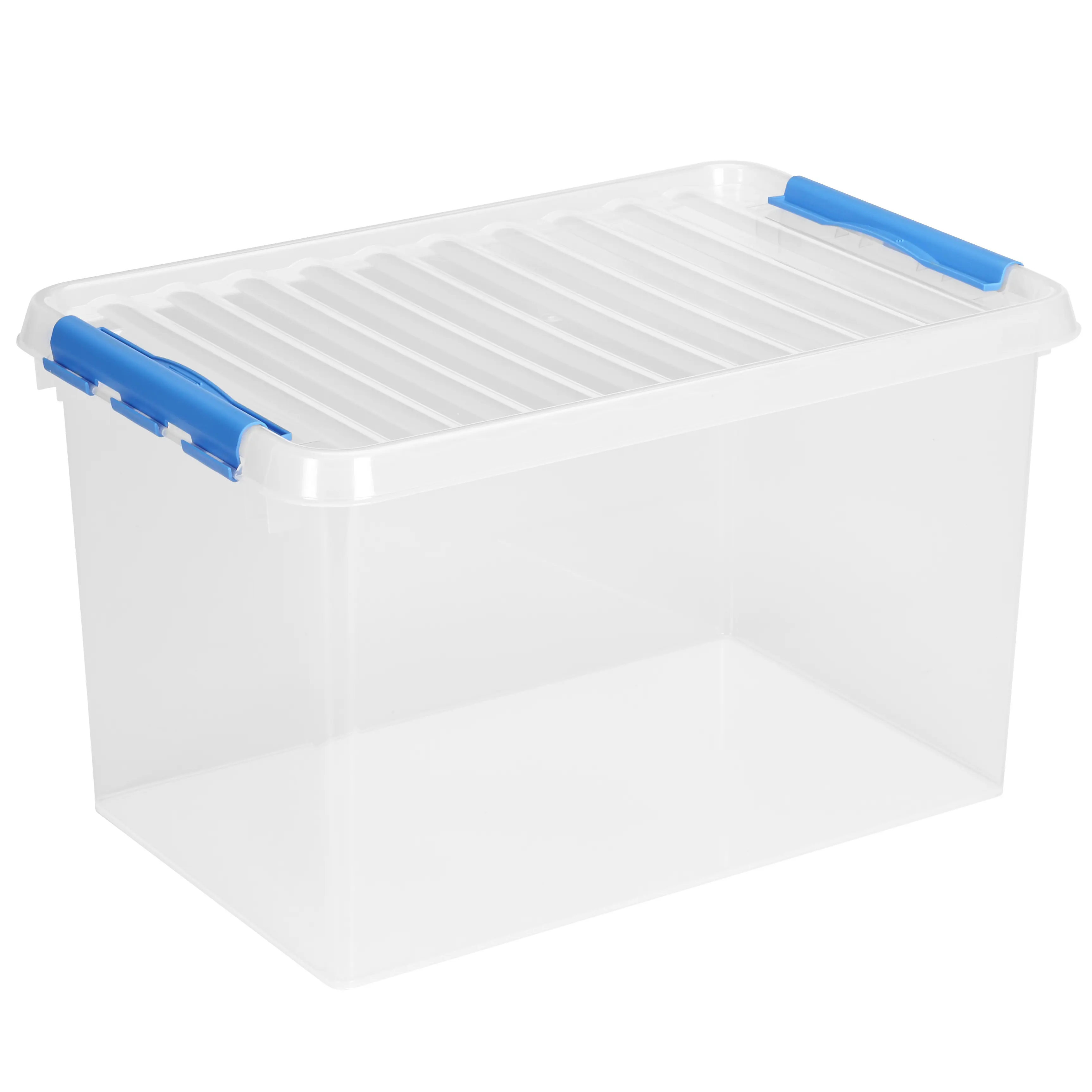 Sunware Aufbewahrungsbox Q-line 62L transparent blau 60 x 40 x 34 cm