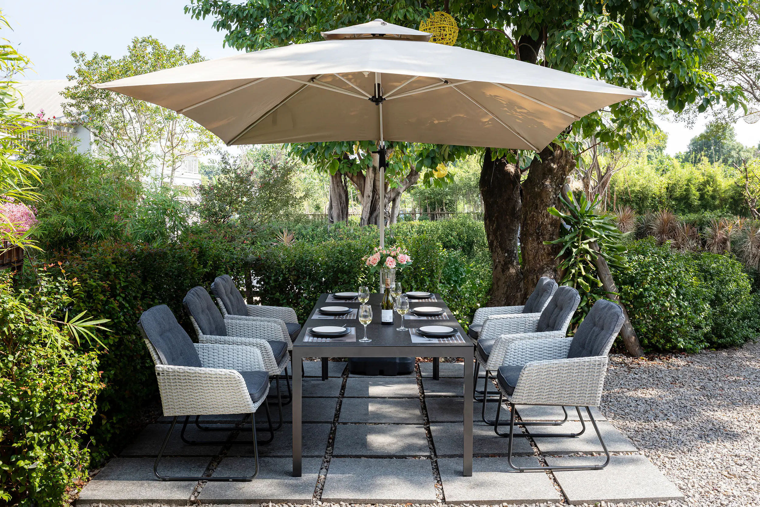 Primaster Garten-Essgruppe Belano 6 Personen