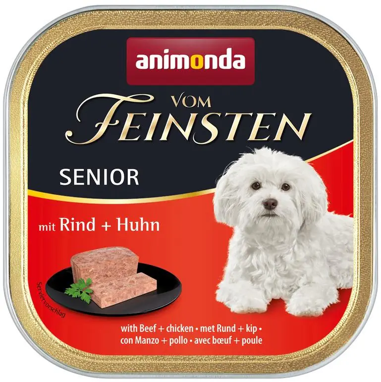 Animonda vom Feinsten Hundenassfutter Senior 150 g Rind & Huhn