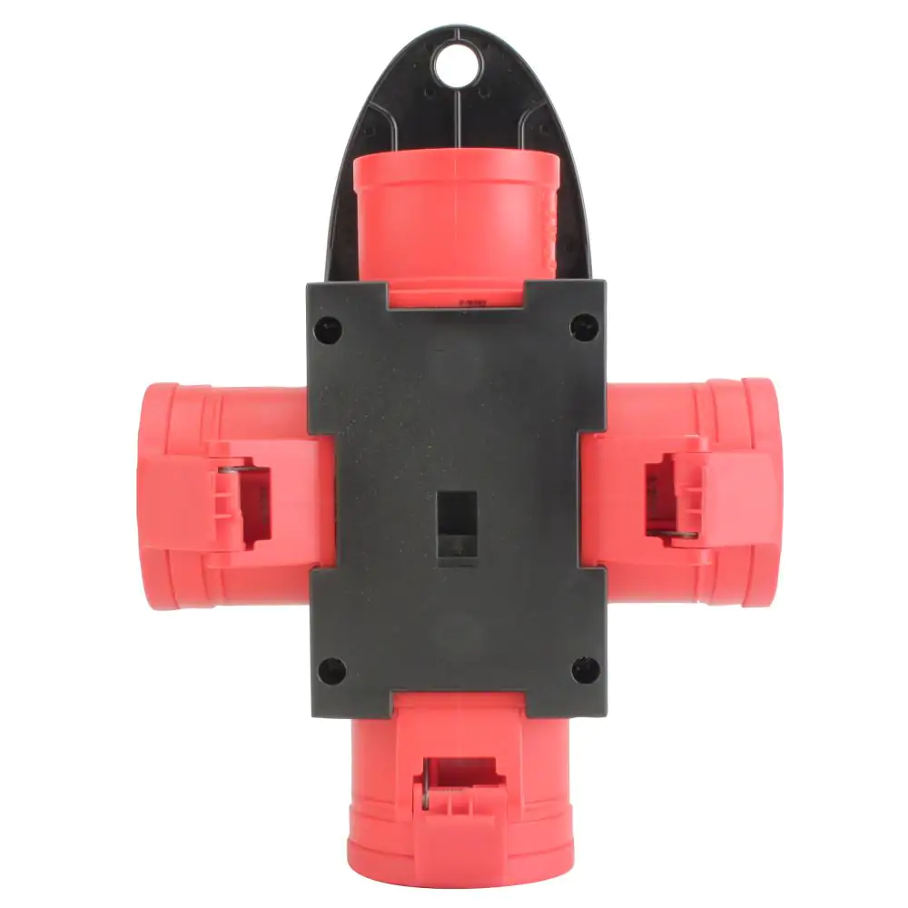 PCE CEE-Energiewürfel 3xCEE-Dose m Hängel rot