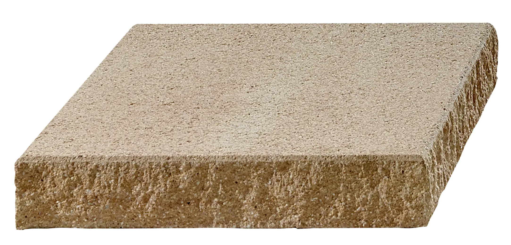 Kann Bruchsteinmauer Pfeilerabdeckung 47,2 x 47,2 x 8 cm sandsteinfarben