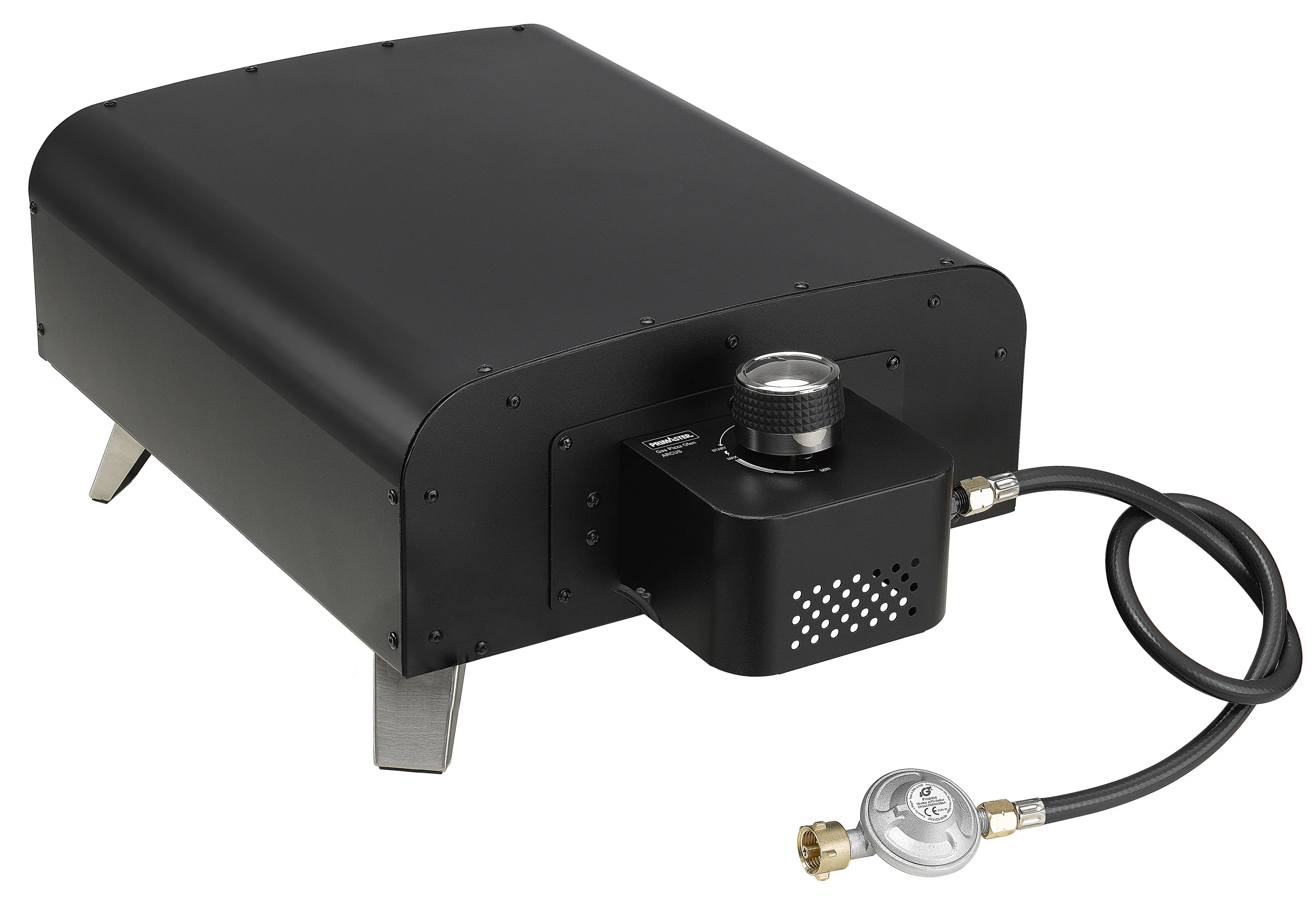 Primaster Gas-Pizzaofen Arcus 1 Brenner mit Pizzastein 33 x 33 cm