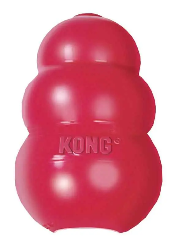 Kong Hundespielzeug Classic 10 cm rot