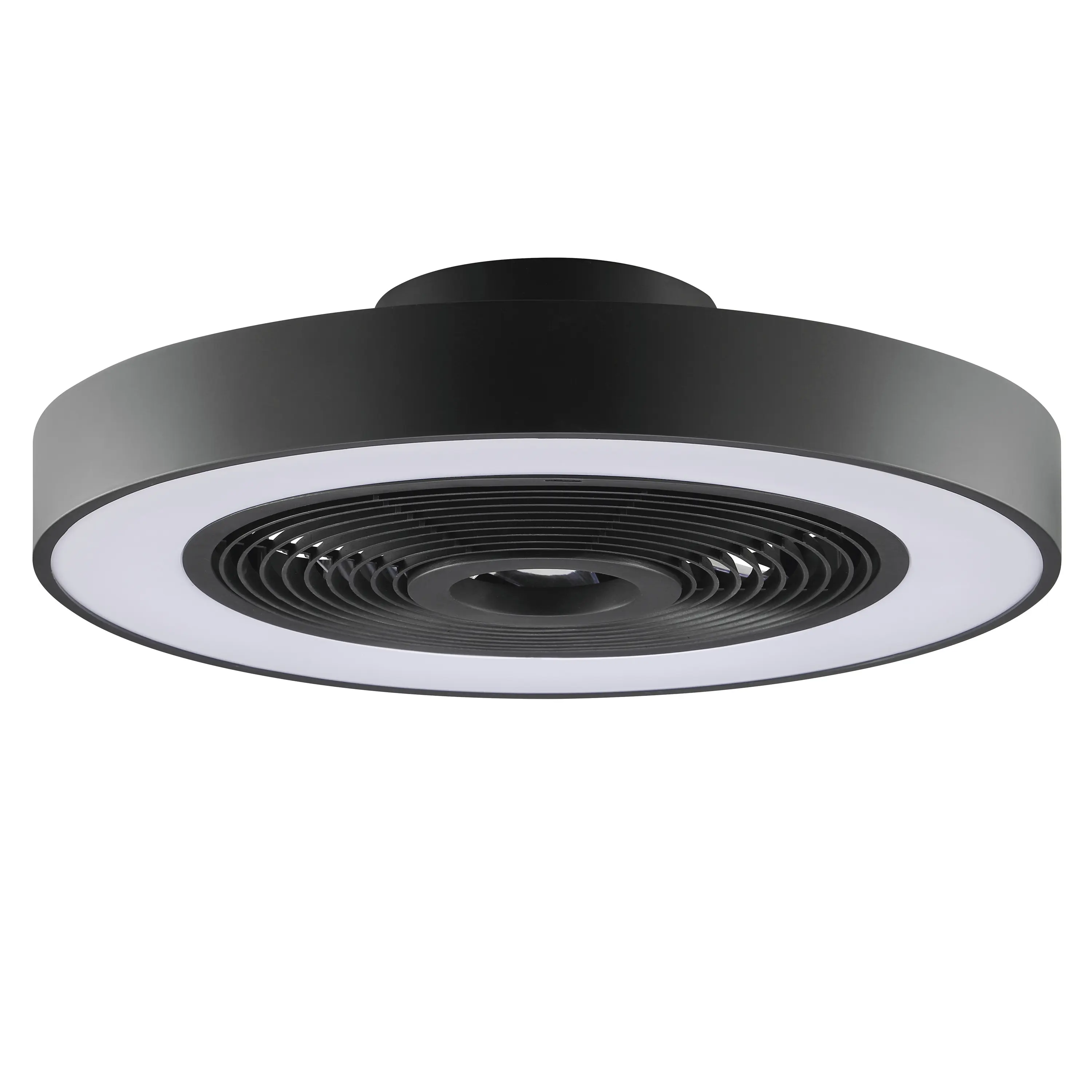 Briliant LED Deckenleuchte Catania mit Ventilator 40W RGB schwarz