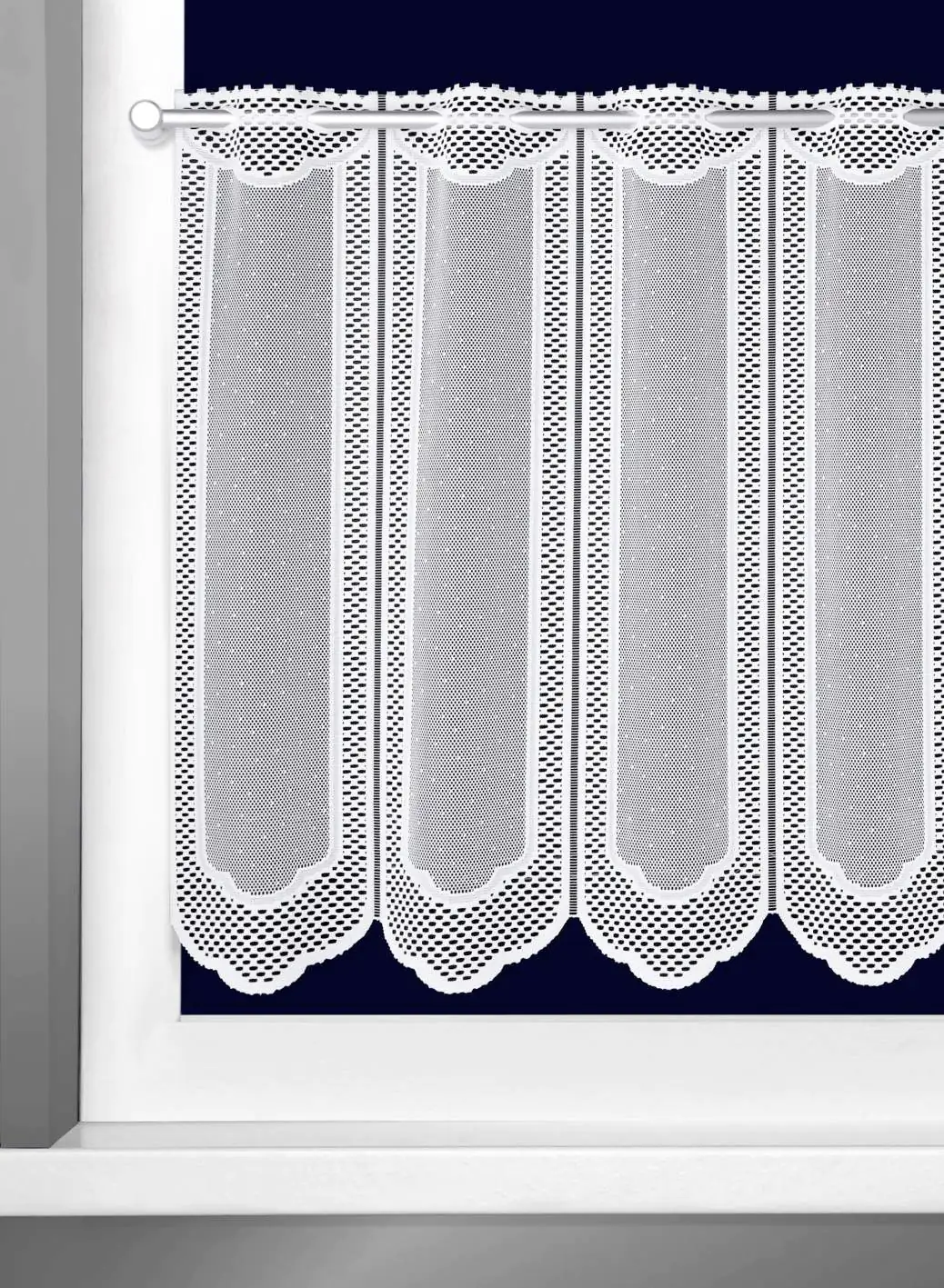 Neusser Collection Lamellenpanneau Abella Jaquard, weiß 125 x 145 cm