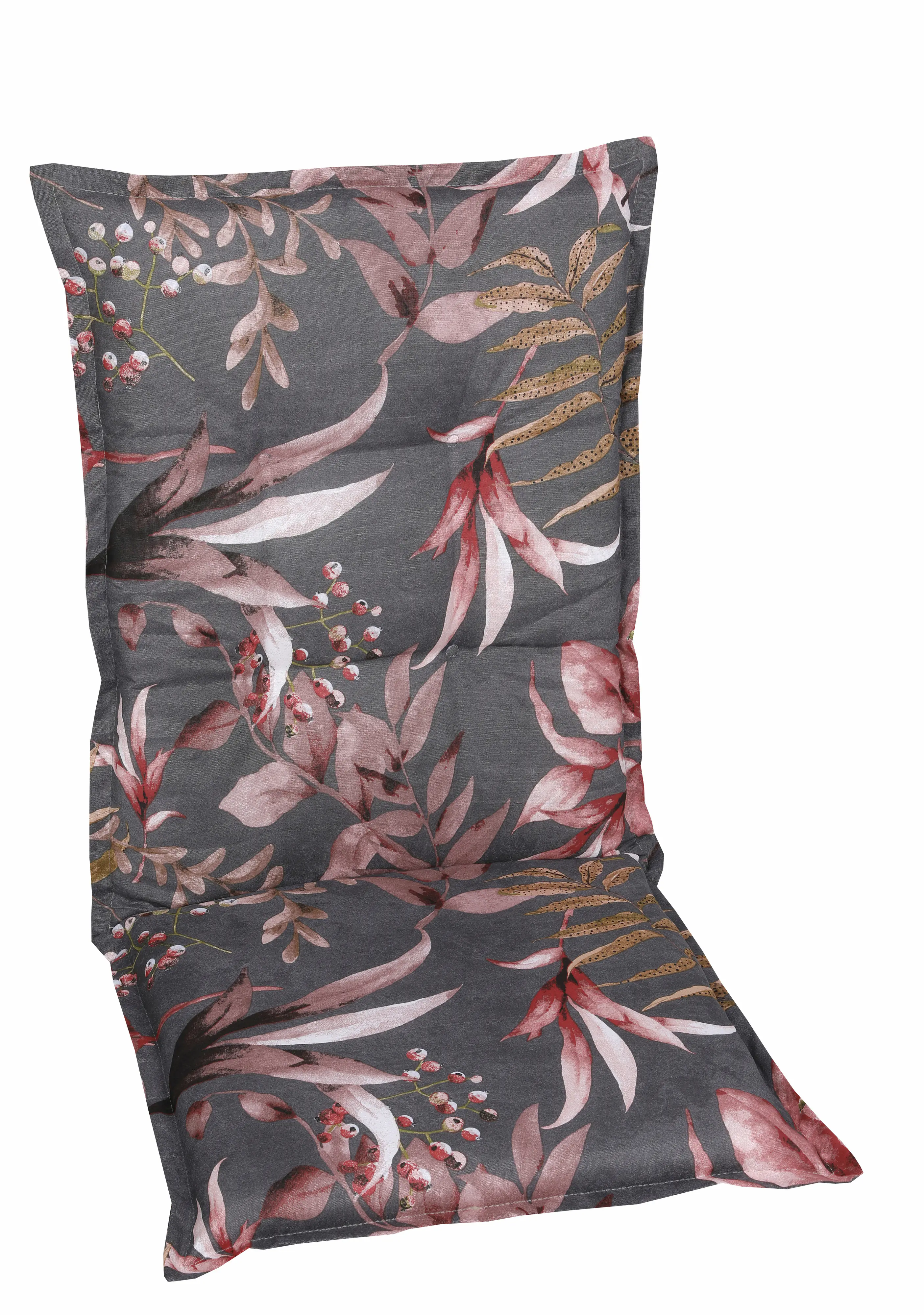 GO-DE Gartenstuhlauflagen mittellehner 108 x 50 x 7 cm anthrazit