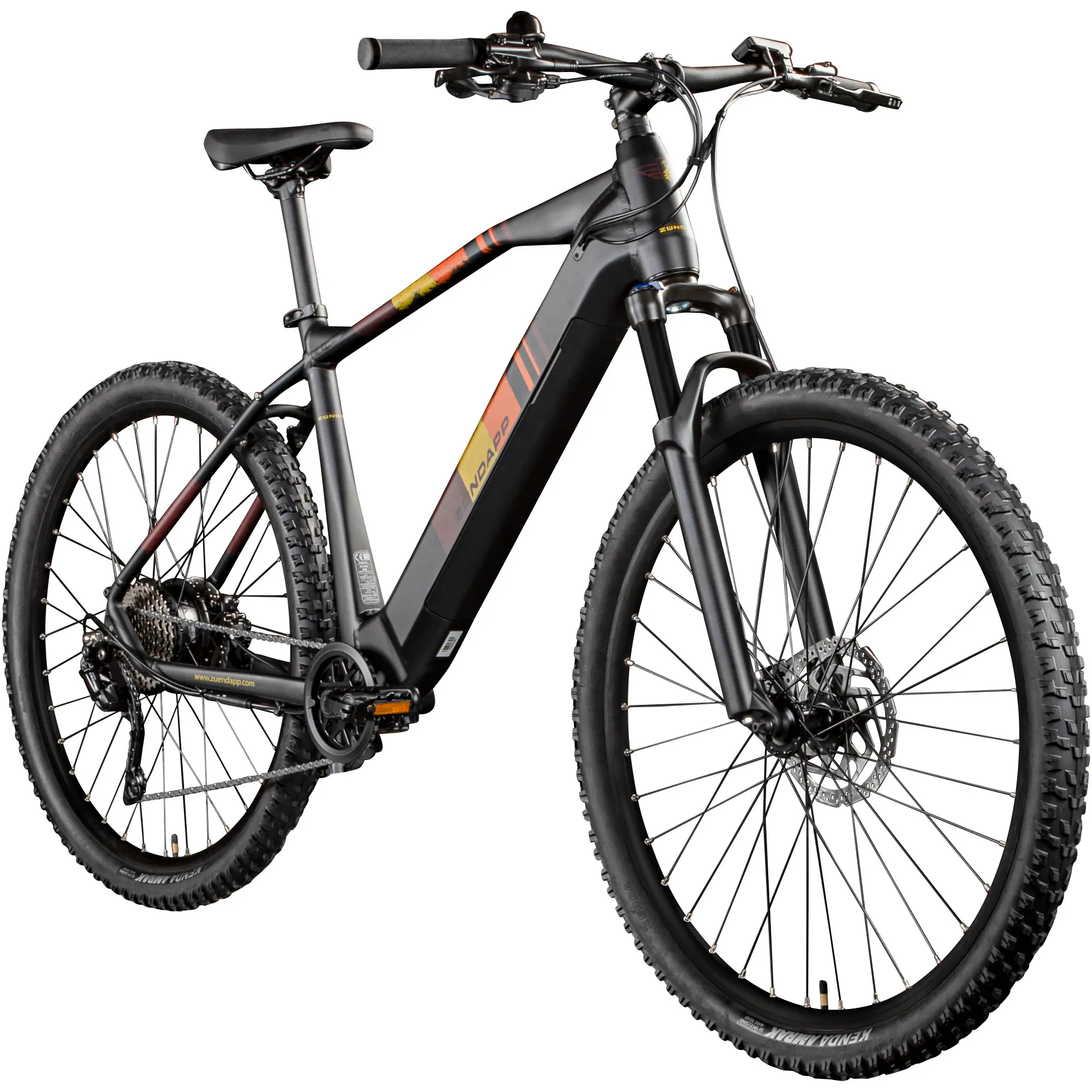 Zündapp E-Bike Z808 MTB 29 Zoll 10-Gang 550 Wh schwarz orange