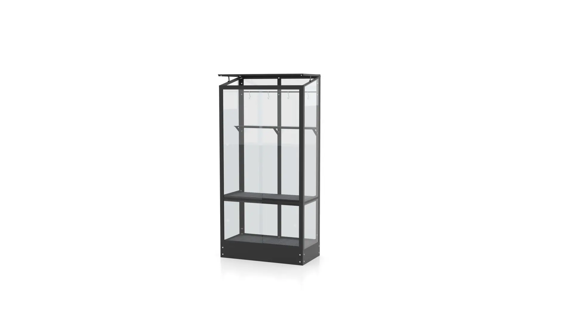 Vitavia Balkongewächshaus Stad 350 43 x 81 cm 3 mm Sicherheitsglas Vitavia Balkongewächshaus Stad 350 43 x 81 cm 3 mm Sicherheitsglas