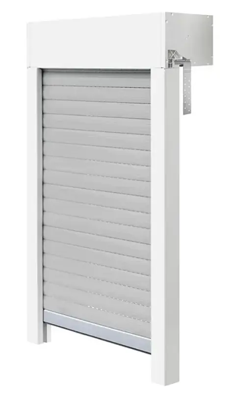 Schellenberg Aufsatzrollladen-Set für Fenster 100 x 75 cm weiß/grau
