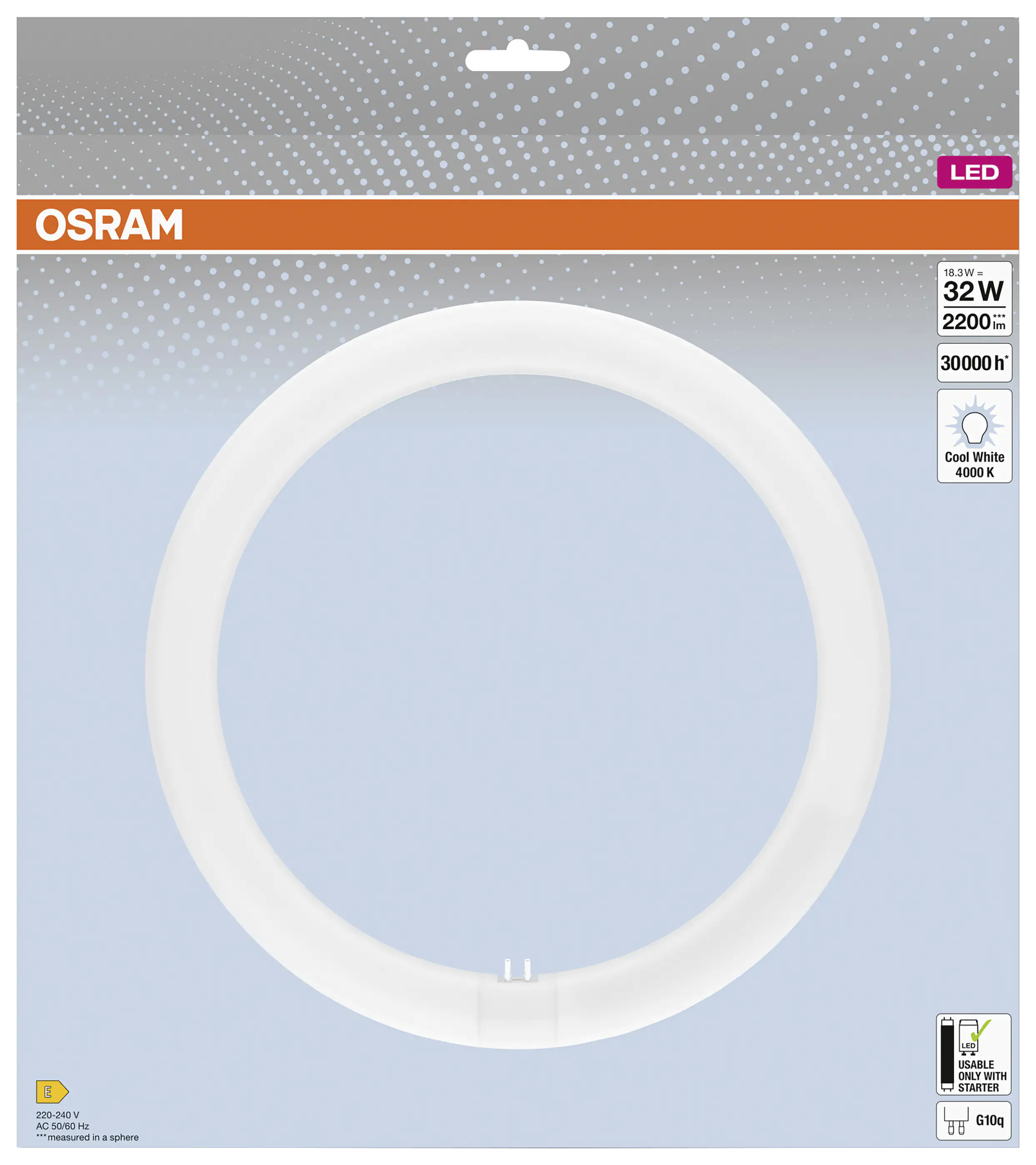 Osram LED Ring T9 G10q 18,3 W neutralweiß