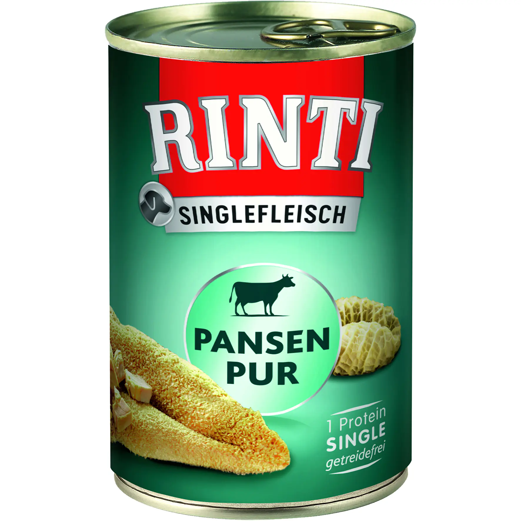 Rinti Singlefleisch Hundenassfutter Adult getreidefrei 400 g Pansen