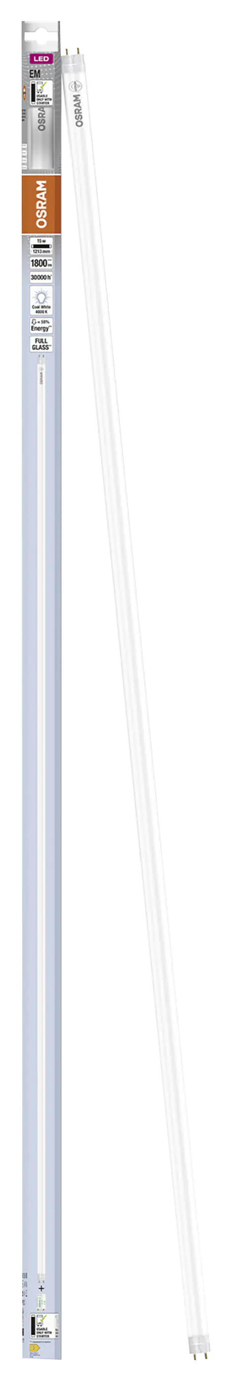 Osram LED Röhre T8 1,2 m G13 15 W neutralweiß Osram LED Röhre T8 1,2 m G13 15 W neutralweiß