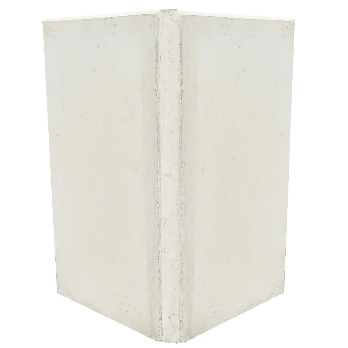 EHL L-Stein Ecke Beton 50 x 50 x 80 cm 2 teilig grau