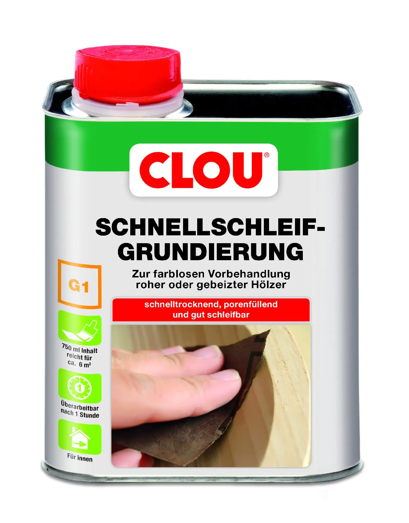 Clou Schnellschleif Grundierung G1 750 ml Clou Schnellschleif Grundierung G1 750 ml