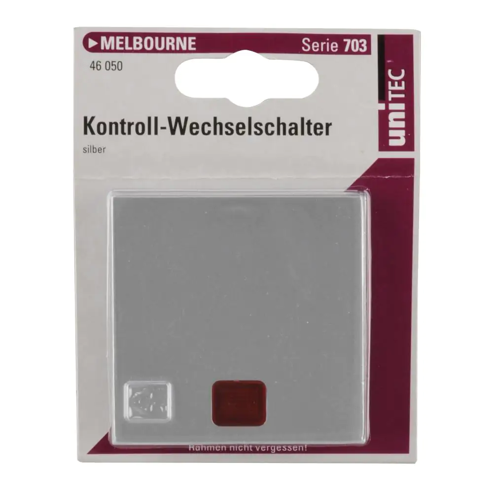 Unitec Kontroll-Wechselschalter Melbourne S703 silber