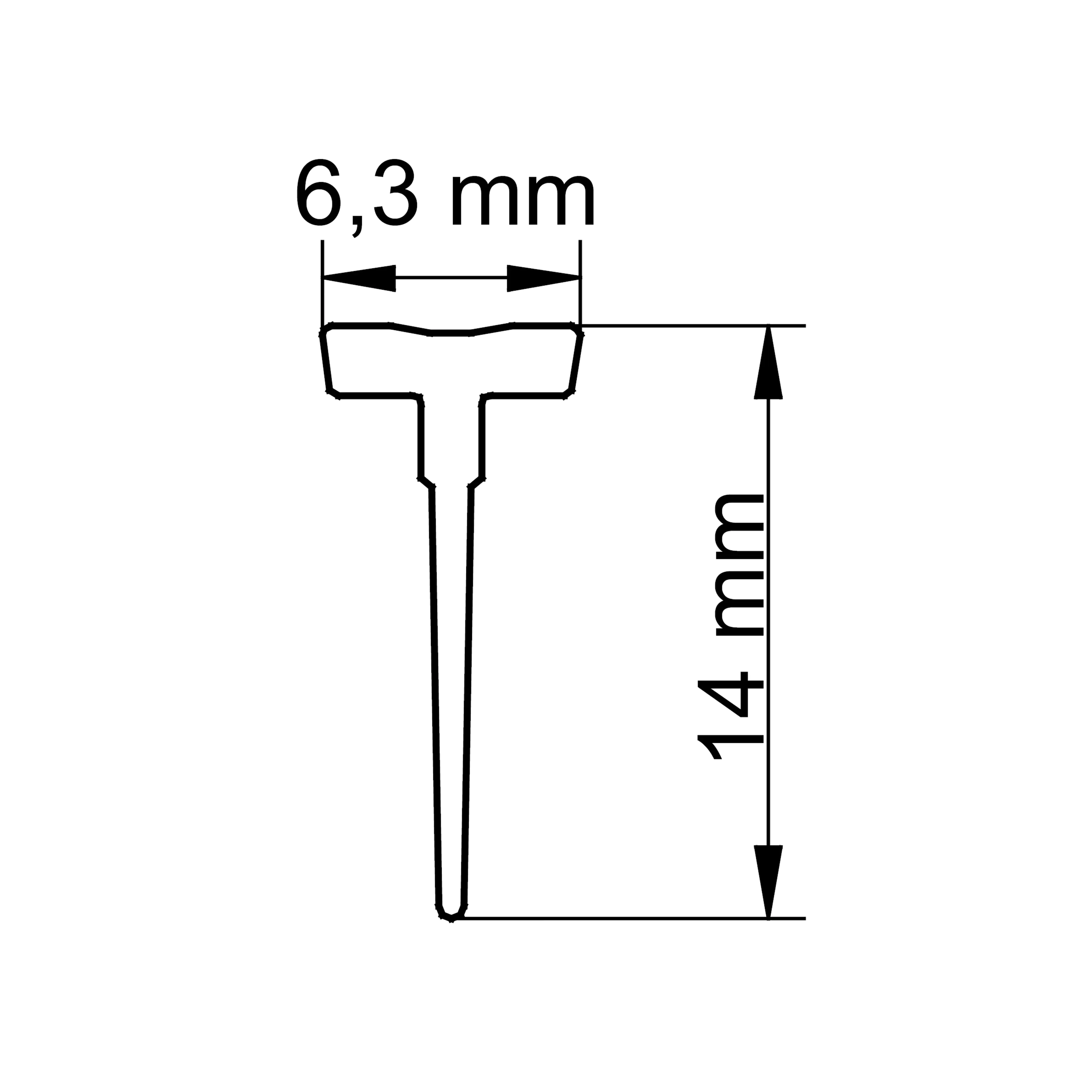 Schulte Duschdichtung Glasstärke: 6 mm Länge: 100 cm