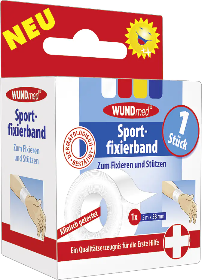 Wundmed Sportfixierband 5 m x 3,8 cm, Inhalt: 1 Stück