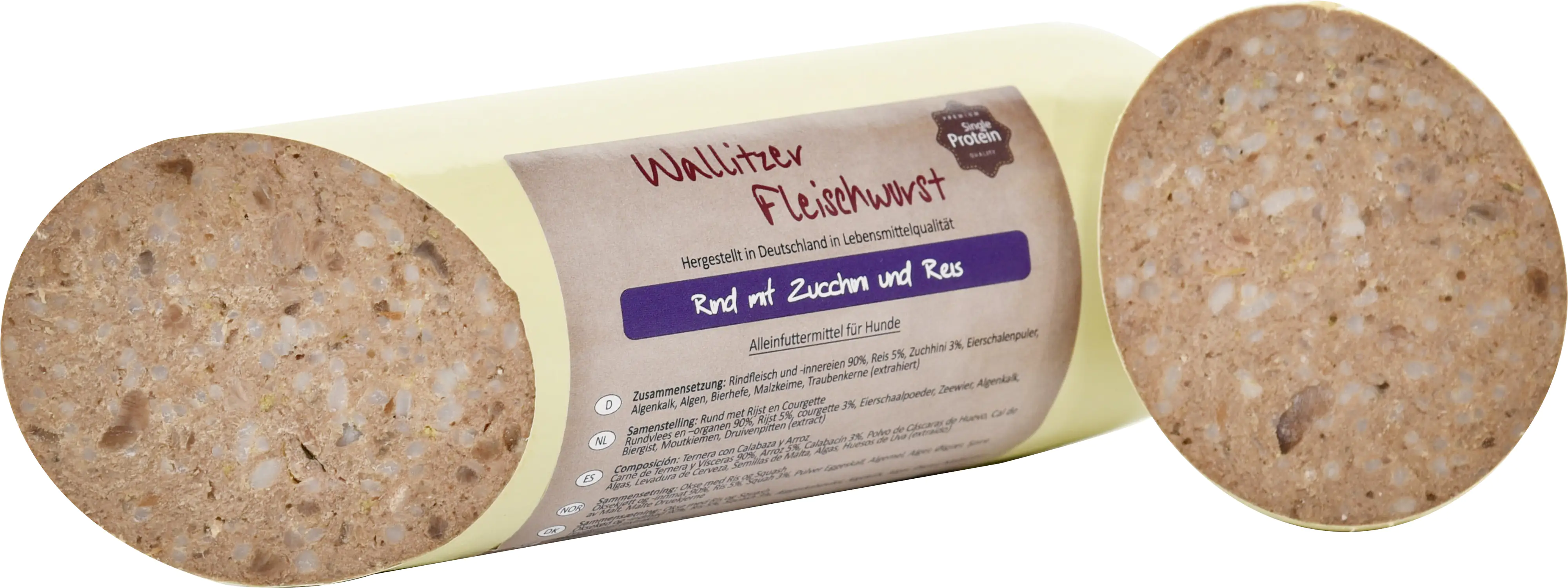 L&S Wallitzer Fleischwurst Rind mit Zucchini 400 g