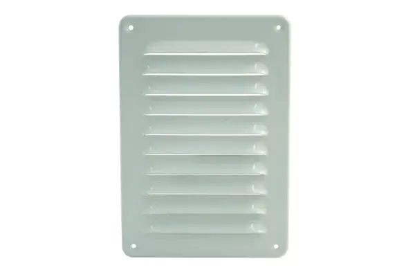 Marley Lüftungsgitter 150 x 215 mm, Aluminium, weiß