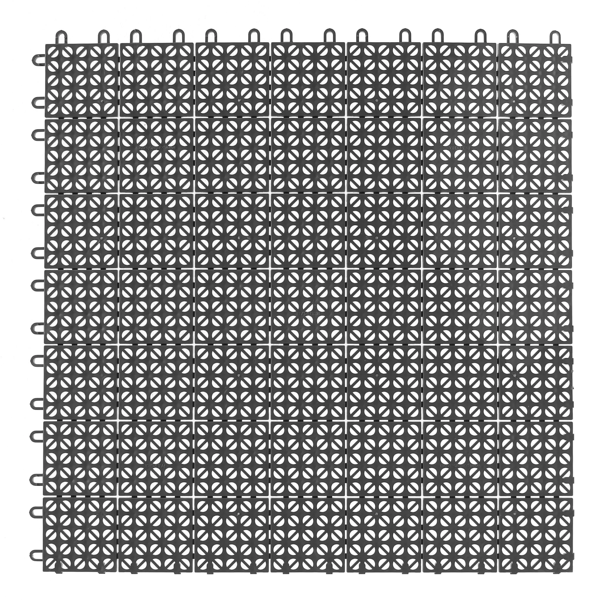 ONEK Kunststoff-Klickfliese anthrazitl 56 x 56 x 1 cm 1 Stück