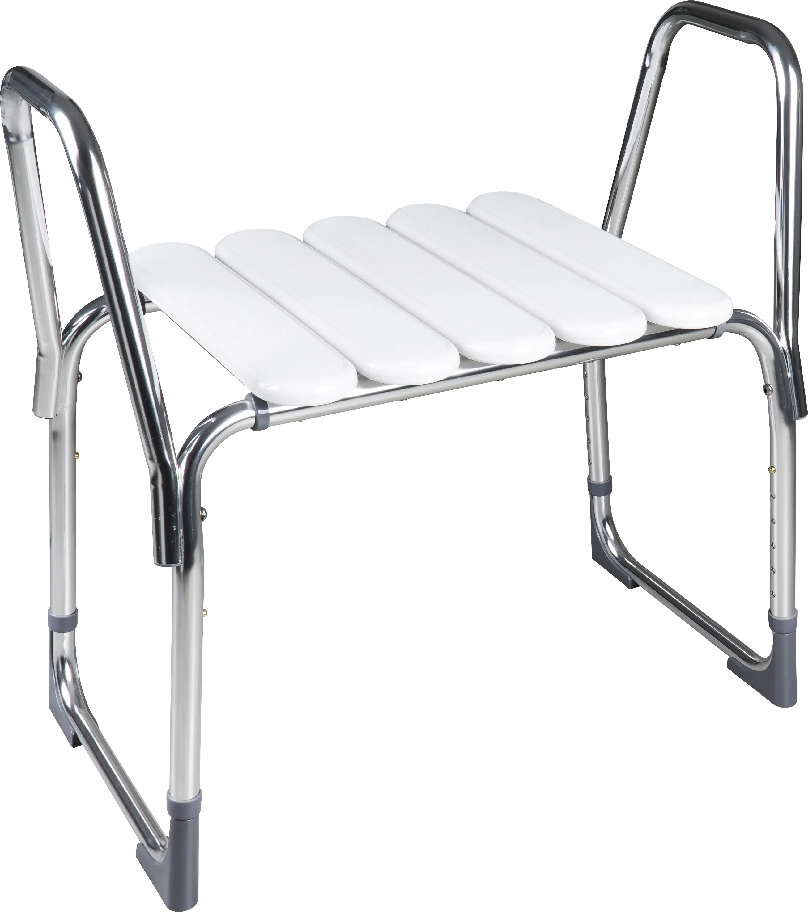 Ridder Armlehnen für Bad-Hocker Pro, chromfarben, Aluminium Ridder Armlehnen für Bad-Hocker Pro, chromfarben, Aluminium